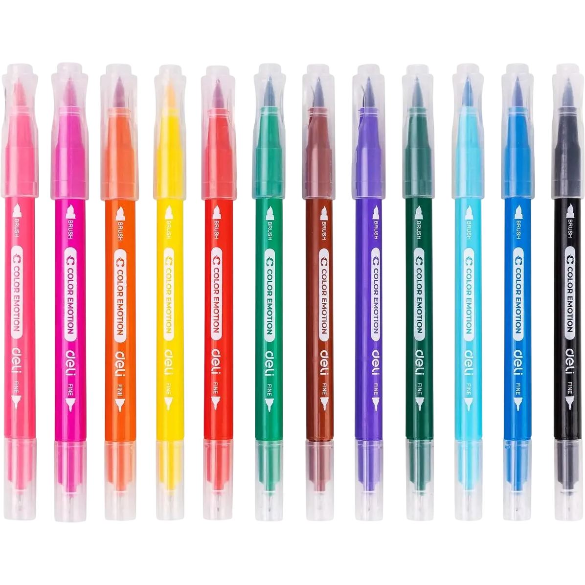 Фломастеры Deli EC151-12 - фото 4