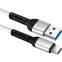 Кабель USB - USB Type-C, 1м, Defender F167 White - 87103WHI