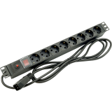 Блок розеток Hyperline SHE19-8SH-SR-2.5AIEC
