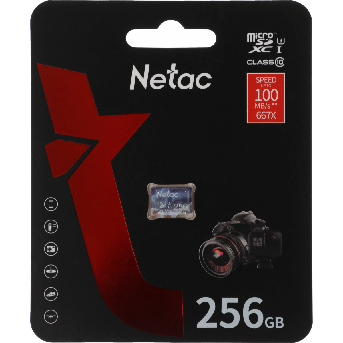 Карта памяти 256Gb MicroSD Netac P500 ULTRA (NT02P500ULT-256G-S)