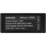PoE инжектор Osnovo Midspan-1/300G