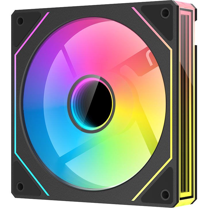 Вентилятор для корпуса XASTRA FM120B ARGB Reverse Black - FM120-1BA-SRX-GL - фото 3
