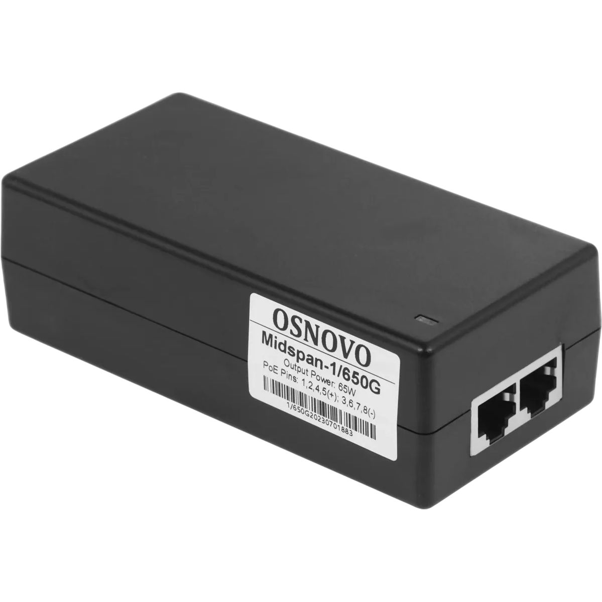 PoE инжектор Osnovo Midspan-1/650G