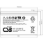Аккумуляторная батарея CSB HR 1218W F2 - HR1218W F2 - фото 2