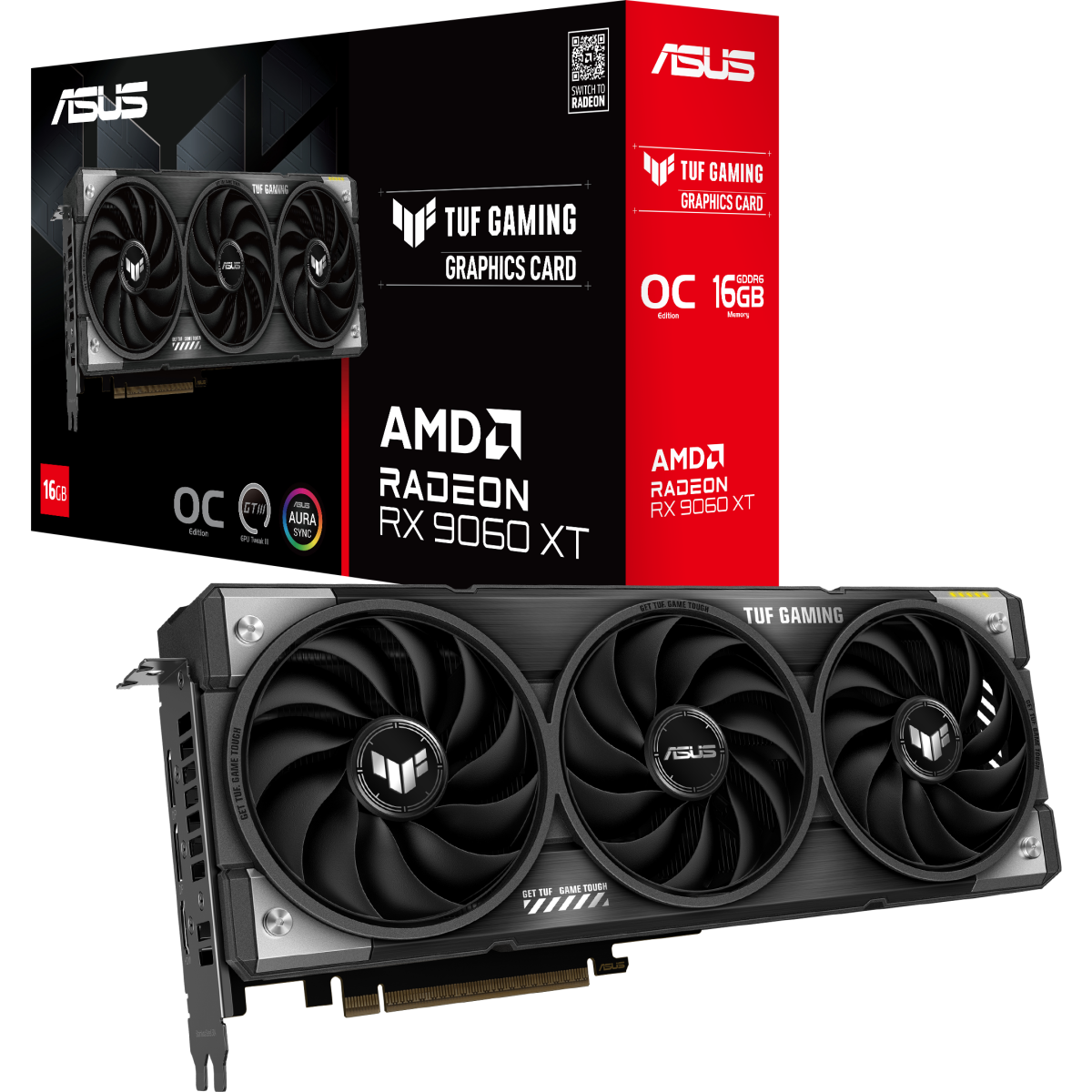 Видеокарта AMD Radeon RX 9060 XT ASUS TUF Gaming OC 16Gb (TUF-RX9060XT-O16G-GAMING) - фото 9