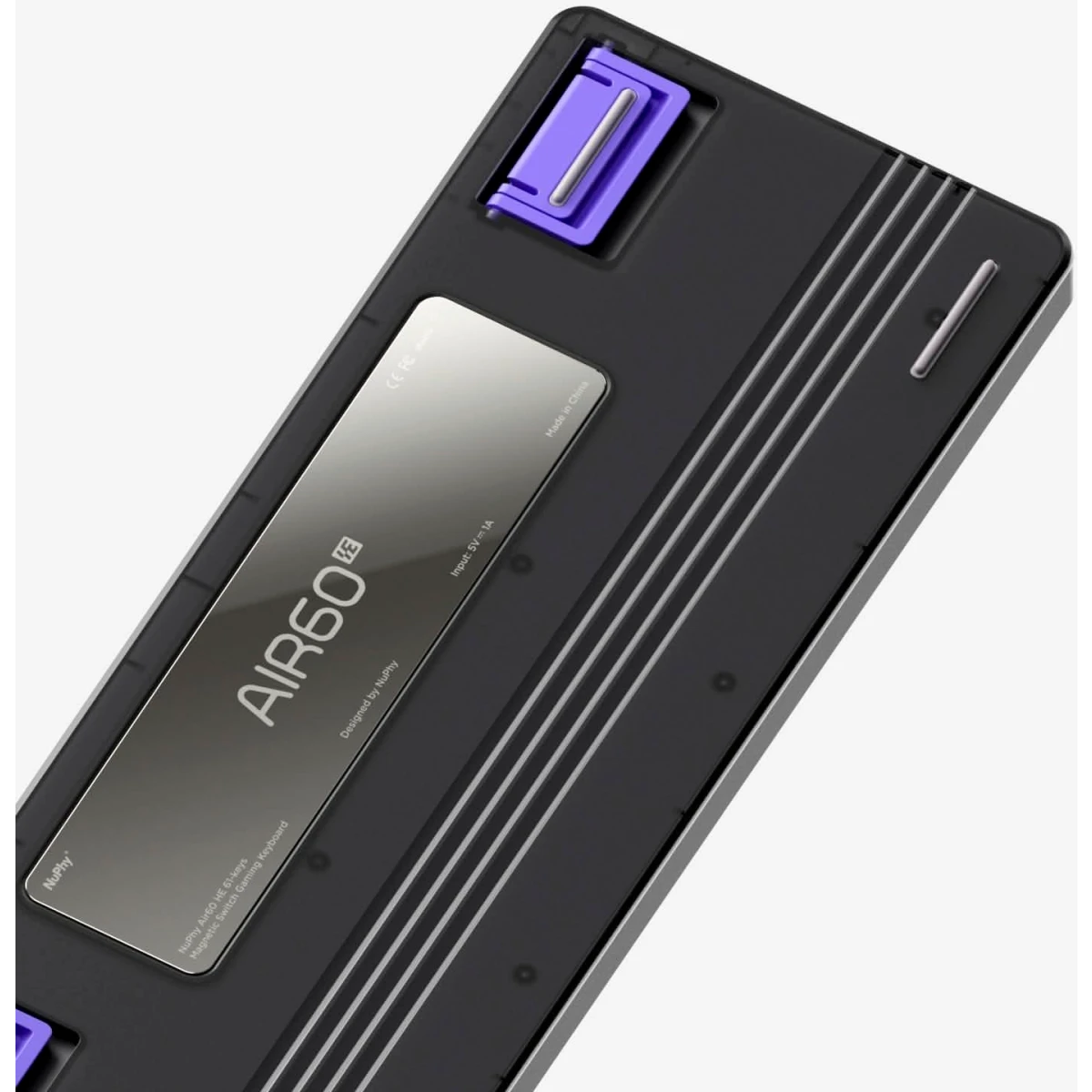 Клавиатура NuPhy AIR60 HE (Low-Profile Magnetic Jade Pro Switch) RGB - Air60HE-SS-JPRO - фото 4