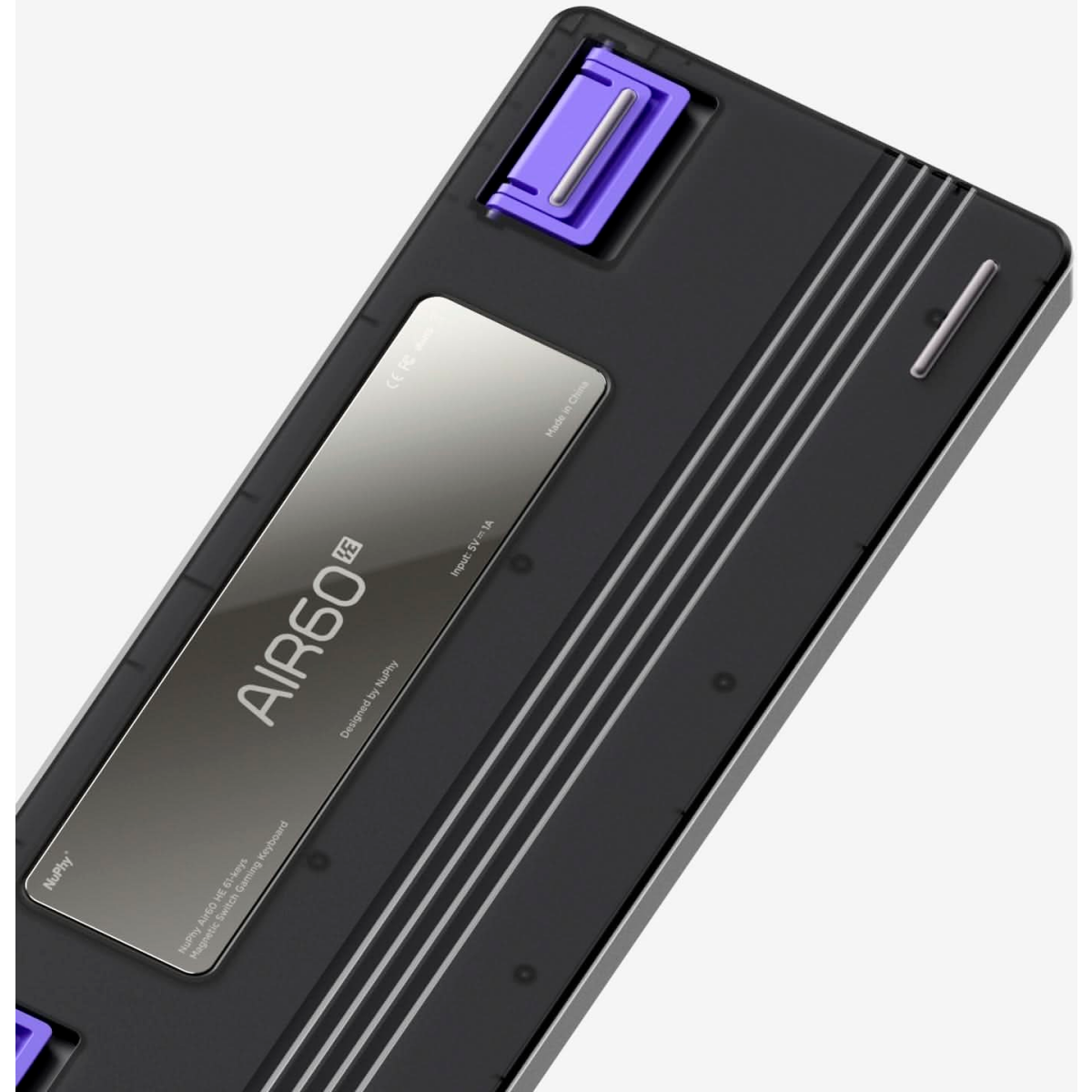 Клавиатура NuPhy AIR60 HE Wireless (Low-Profile Magnetic Jade Switch) RGB - Air60HE-SS-J - фото 4