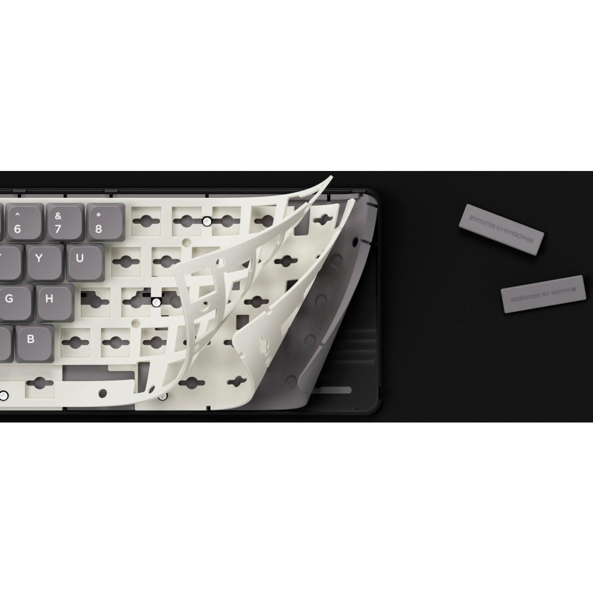 Клавиатура NuPhy AIR60 HE Wireless (Low-Profile Magnetic Jade Switch) RGB - Air60HE-SS-J - фото 5