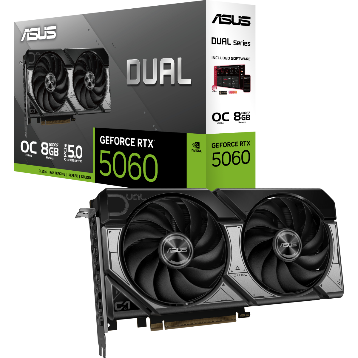 Видеокарта NVIDIA GeForce RTX 5060 ASUS Dual OC 8Gb (DUAL-RTX5060-O8G) - фото 6