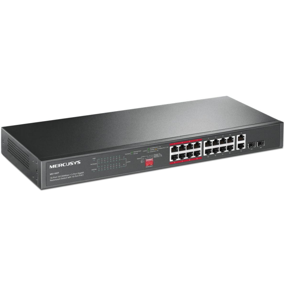 Коммутатор (свитч) Mercusys MS118CP
