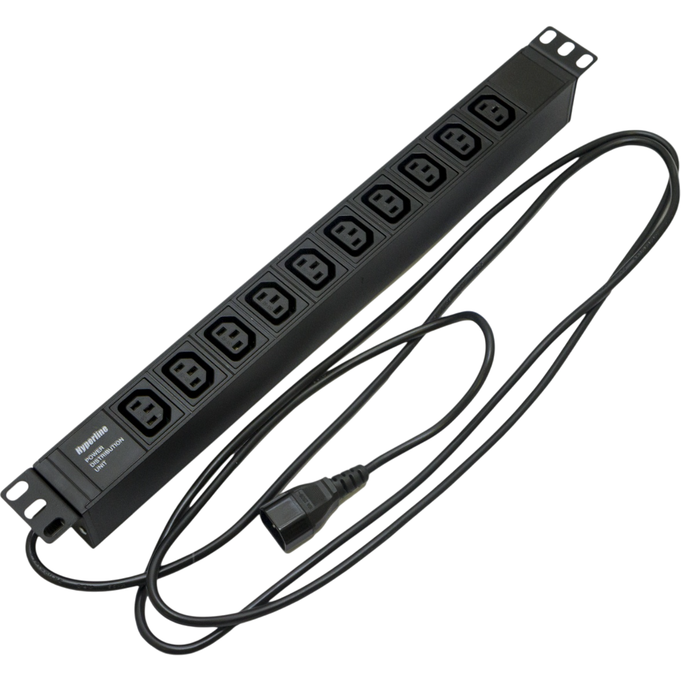 Блок розеток Hyperline SHE19-10IEC-2.5IEC