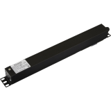 Блок розеток Hyperline SHE19-8SH-S-CB