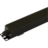 Блок розеток Hyperline SHE19-8SH-S-CB