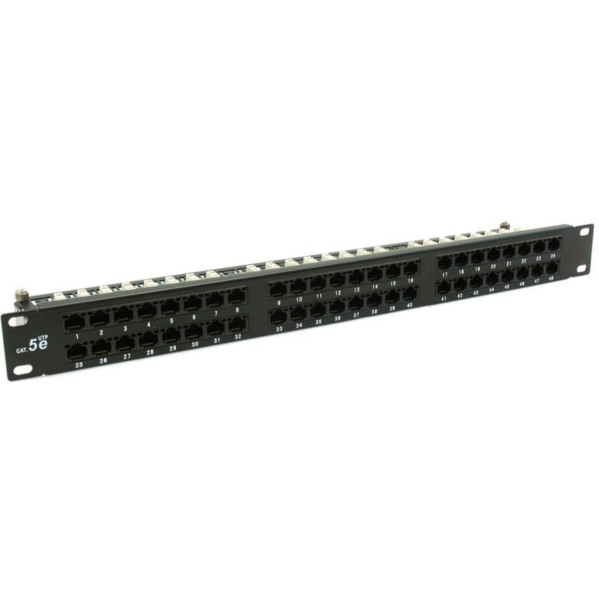 Патч-панель QTECH QPP-48RM-C5EUTP-8P8C-IDC-1U