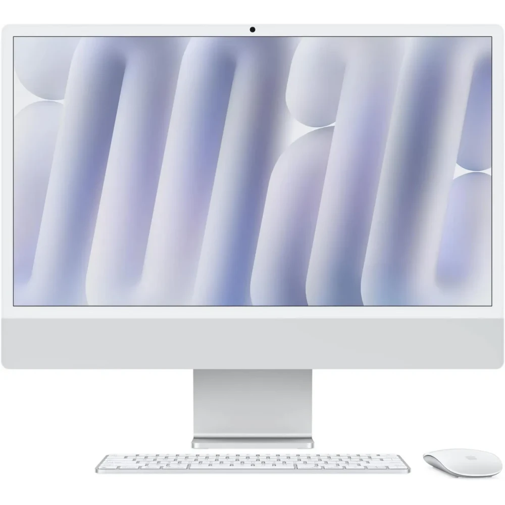 Моноблок Apple iMac 24 Silver (M4, 2024, Four ports) (MCR24) - MCR24ZP/A