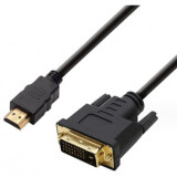 Кабель HDMI (M) - DVI (M), 2м, KS-IS KS-468L1-2