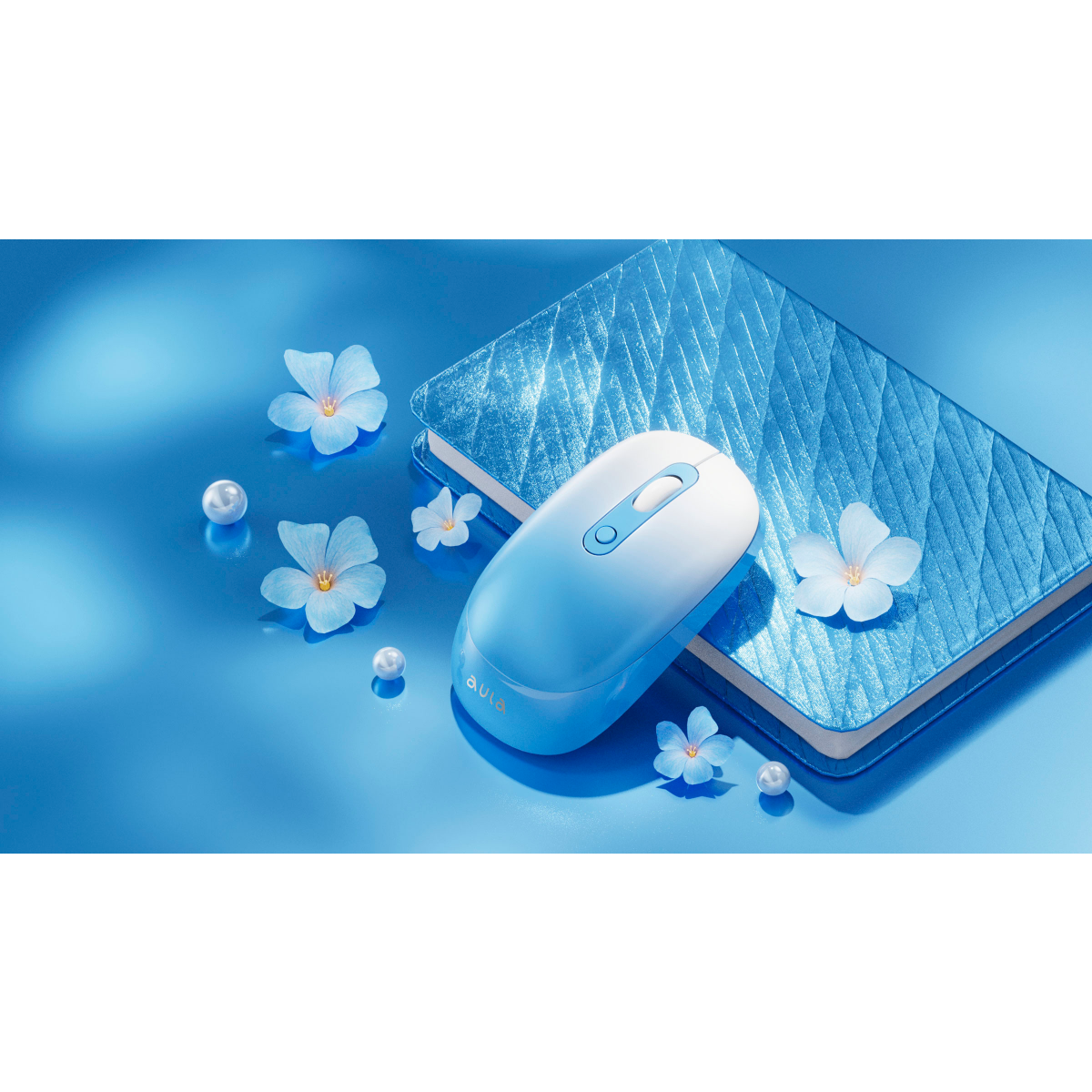Мышь AULA AM207 Blue - фото 3