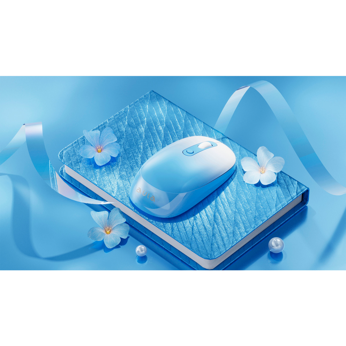 Мышь AULA AM207 Blue - фото 4