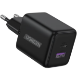 Сетевое зарядное устройство UGREEN 30W 2-Port GaN Fast Charger Black (X516) (65014)