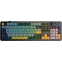 Клавиатура AULA F108 Pro Grey-Orange-Deep Grey