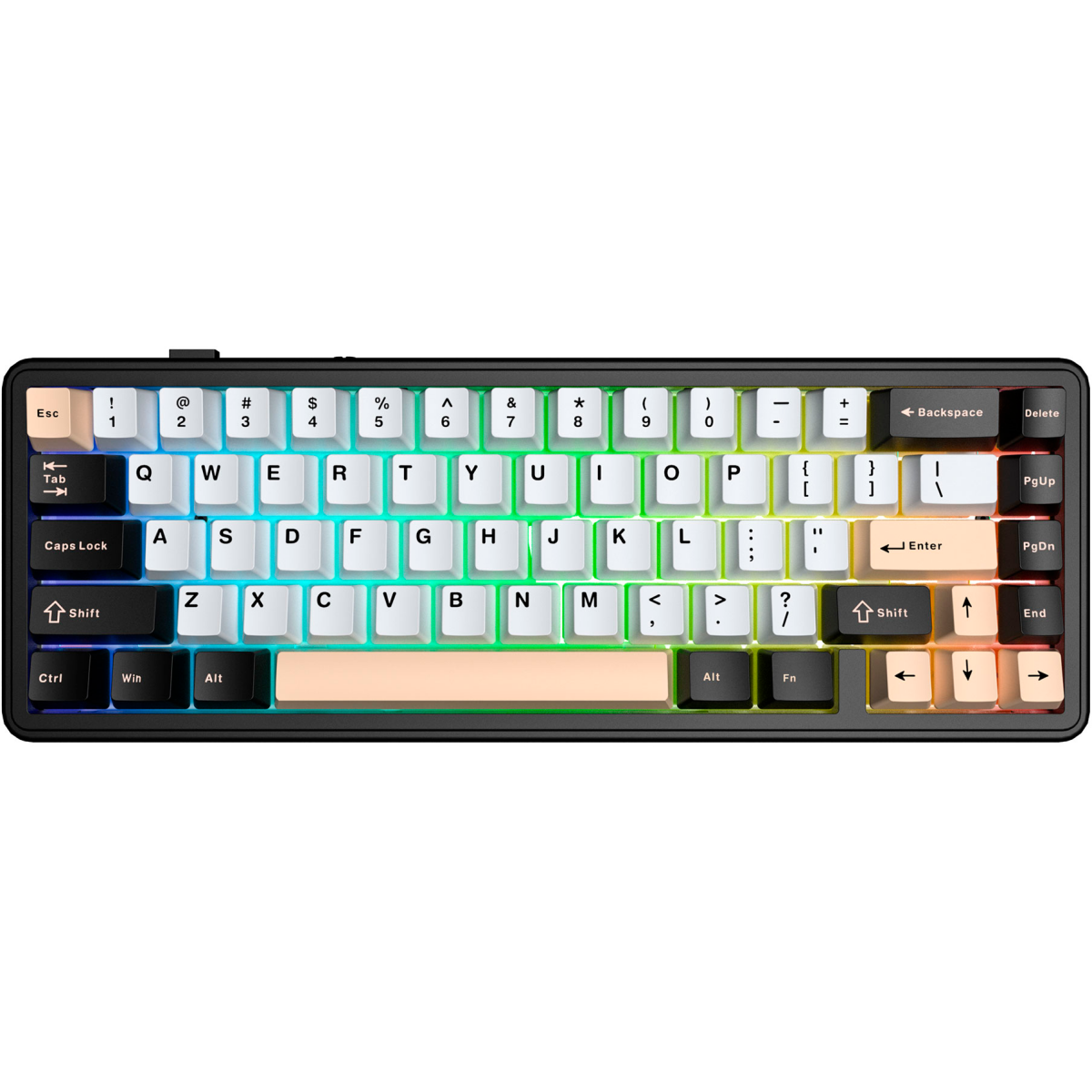 Клавиатура AULA F65 White-Black-Pink
