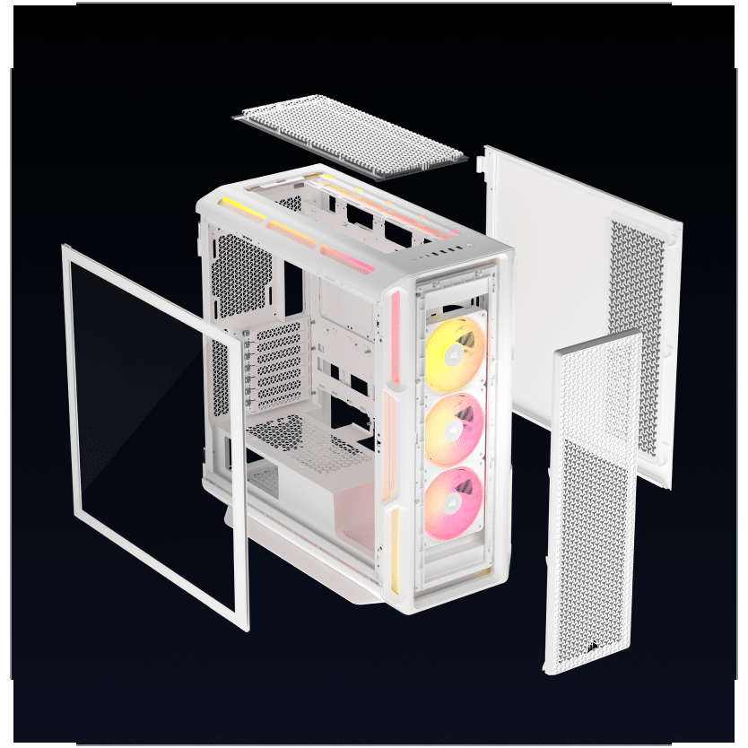Корпус Corsair iCUE Link 5000T LX RGB White (CC-9011299-WW) - фото 6