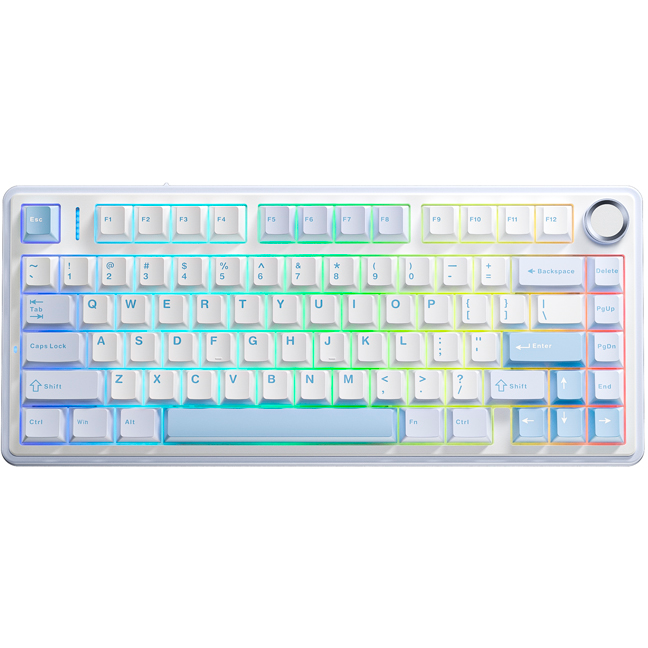 Клавиатура AULA F75 Blue-White-Purple (Reaper Switches)