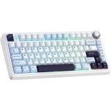 Клавиатура AULA F75 White-Blue-Dark Purple (Blue Switches)