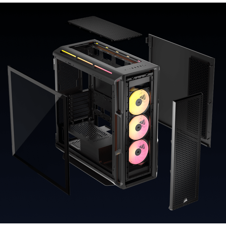 Корпус Corsair iCUE Link 5000T LX RGB Black (CC-9011298-WW) - фото 9