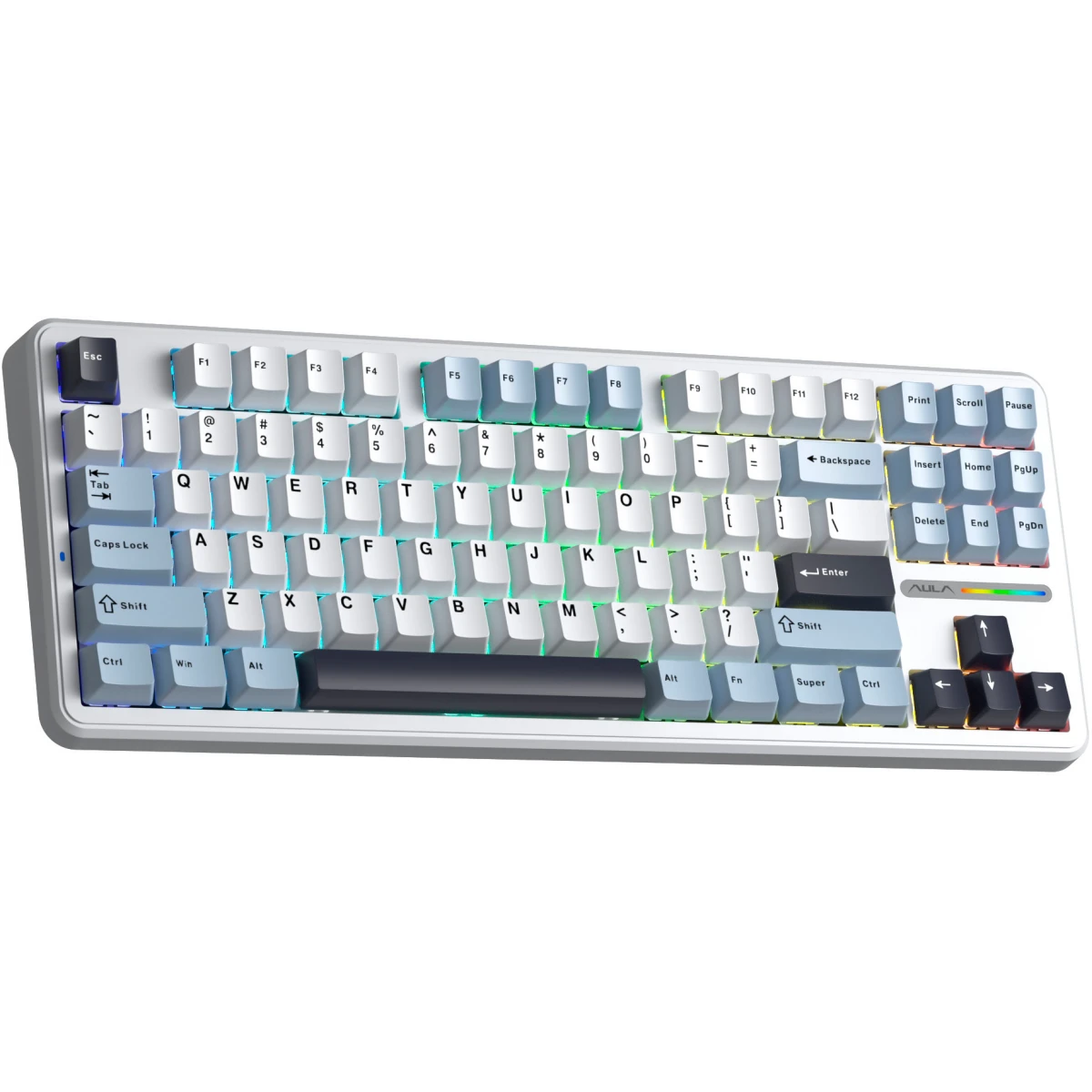 Клавиатура AULA F87 3in1 Blue-White-Purple - фото 3