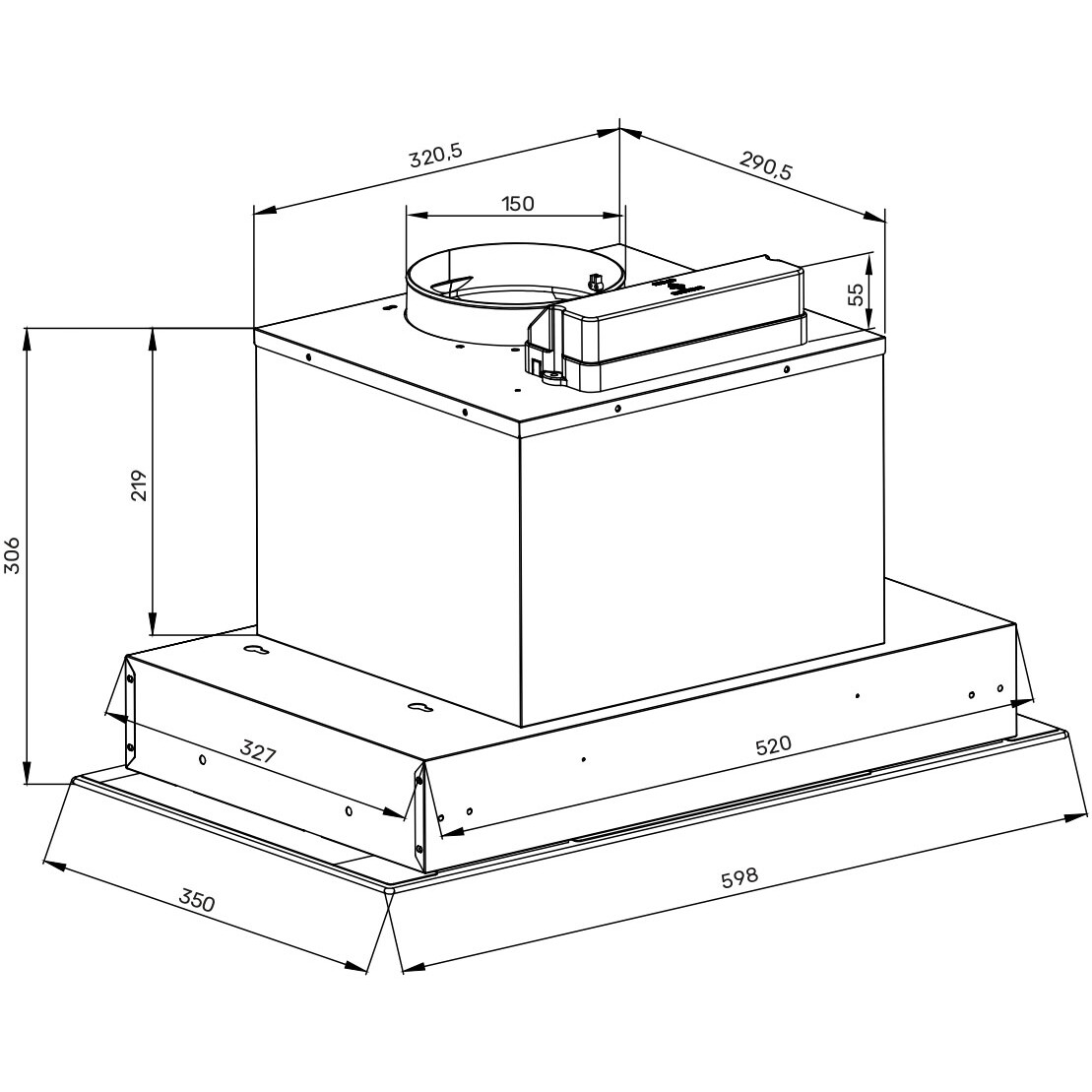 Вытяжка Kuppersberg INFLAT 60 W - фото 6