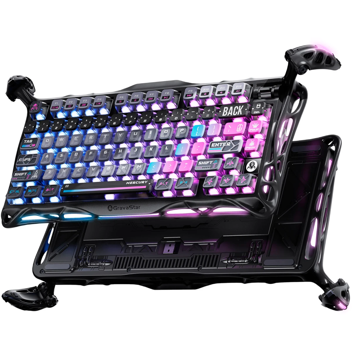 Клавиатура Gravastar Mercury K1 Pro Cyberpunk - фото 3