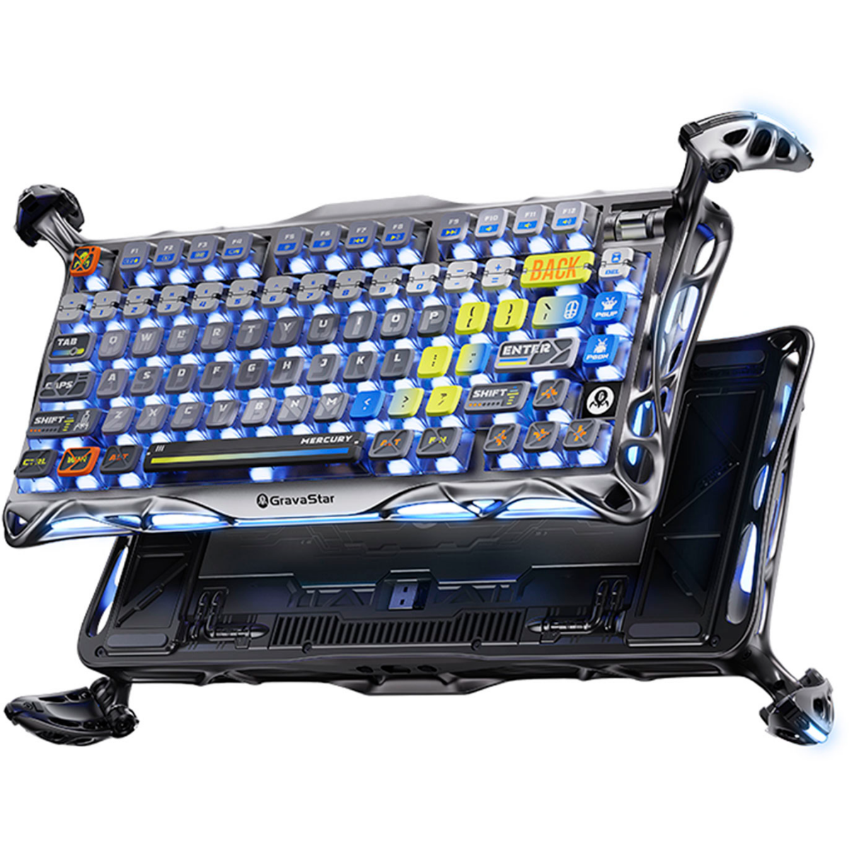 Клавиатура Gravastar Mercury K1 Pro Grey - фото 6