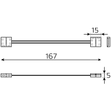 Коннектор для светодиодной ленты Gauss Basic BT432