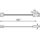 Коннектор для светодиодной ленты Gauss Basic BT435
