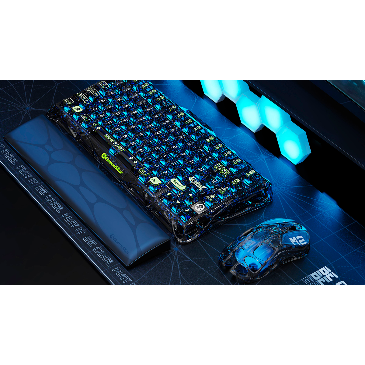 Мышь Gravastar Mercury M2 Black XTAL - фото 6