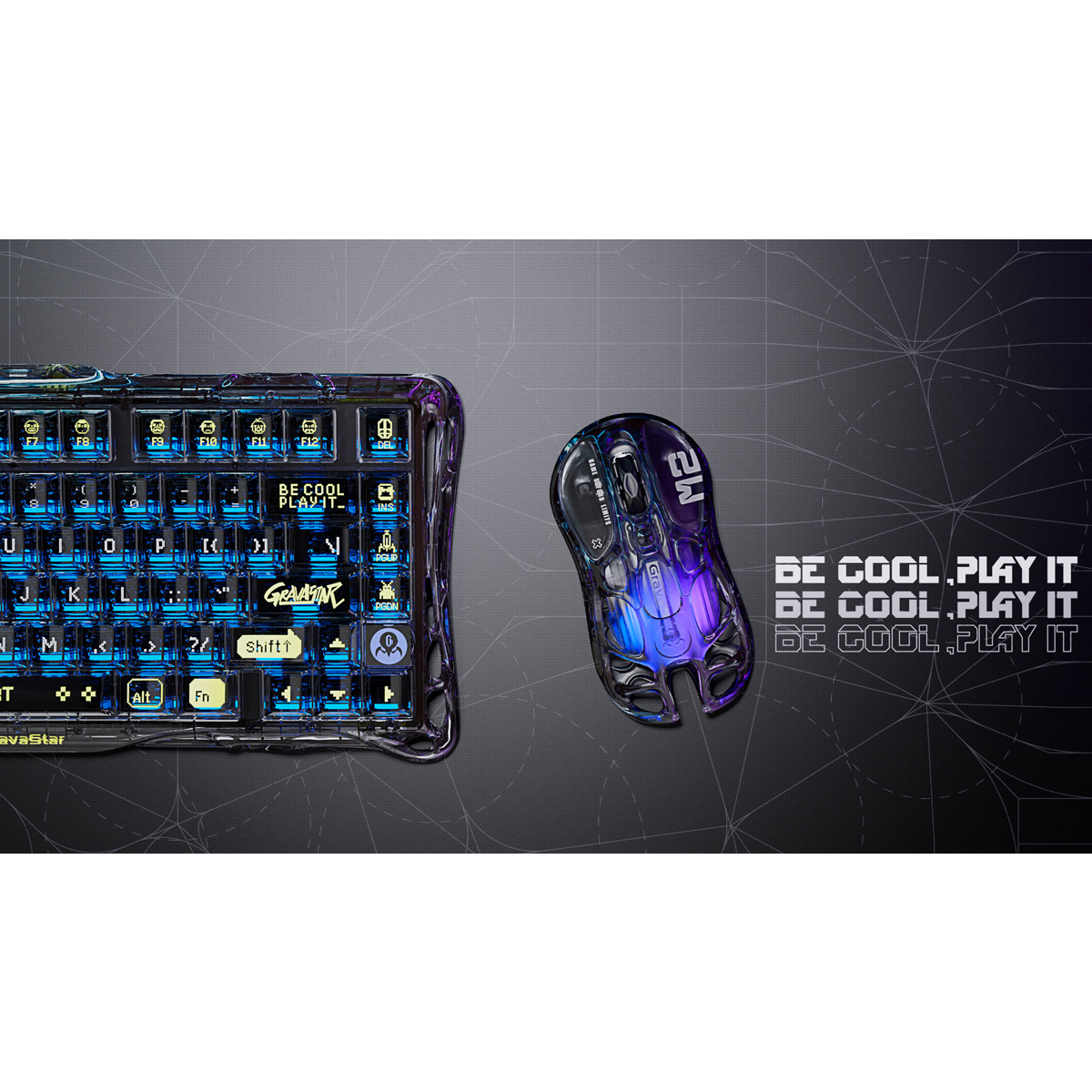 Мышь Gravastar Mercury M2 Black XTAL - фото 8