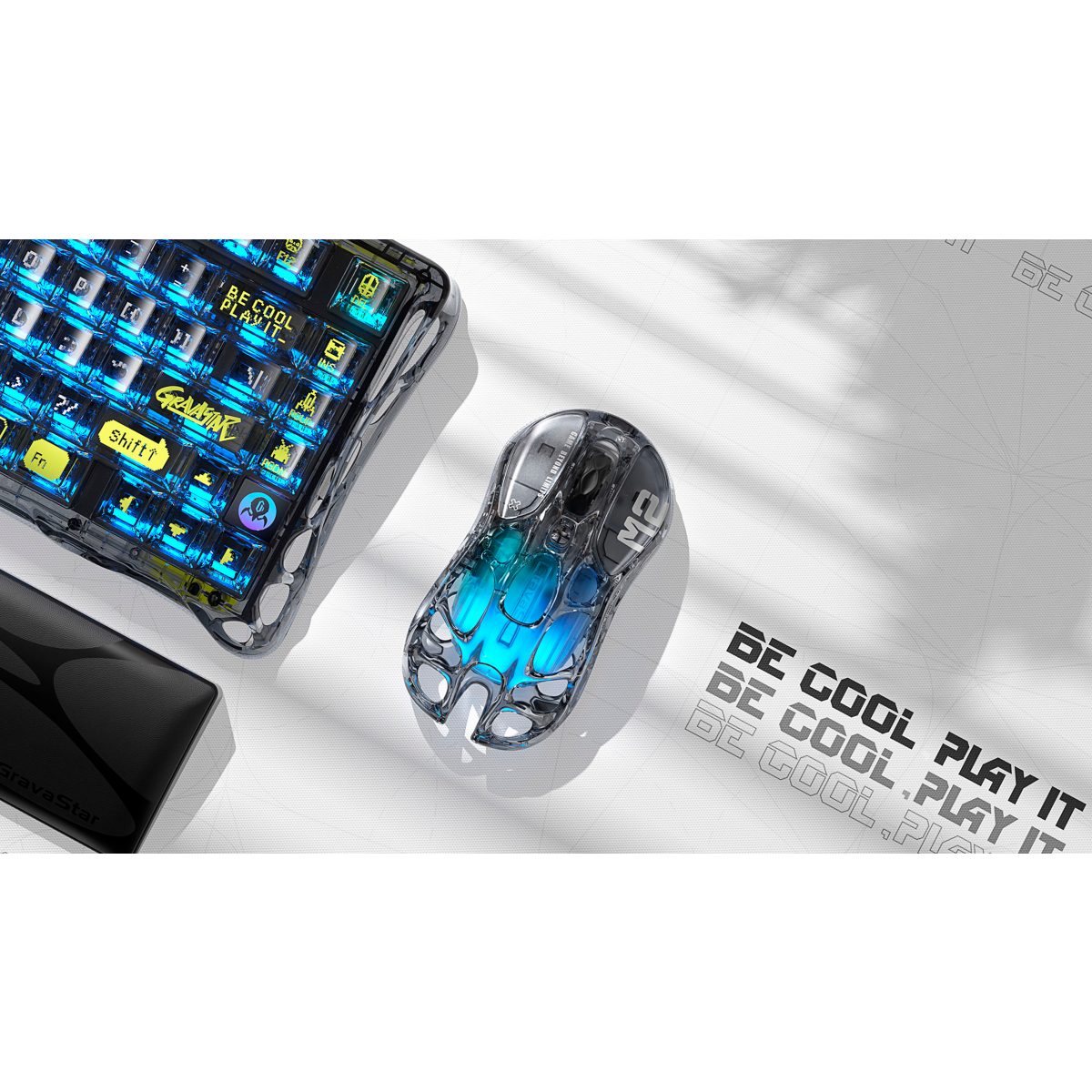 Мышь Gravastar Mercury M2 Black XTAL - фото 9