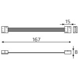 Коннектор для светодиодной ленты Gauss Basic BT437