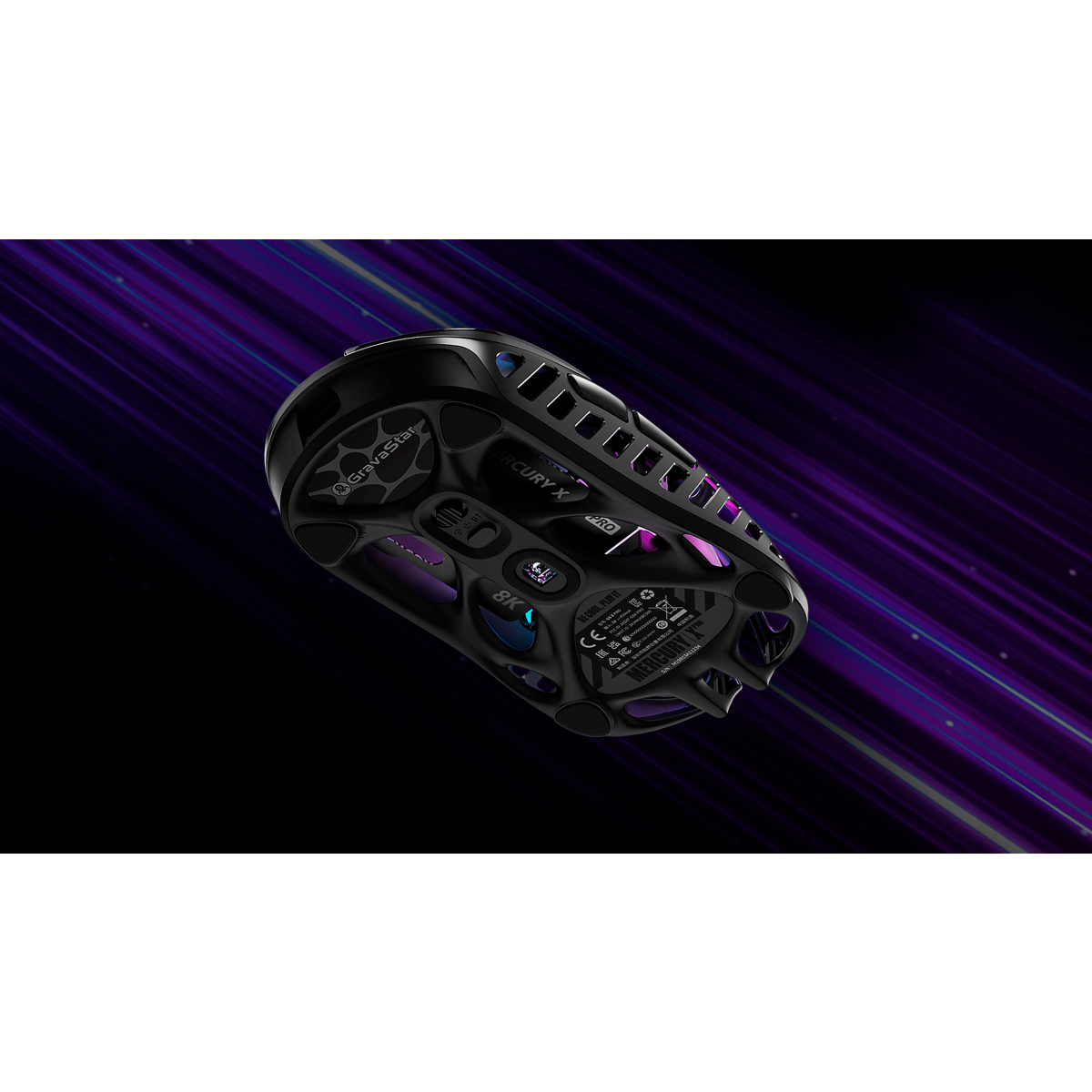 Мышь Gravastar Mercury X Pro Galaxy Black - фото 7
