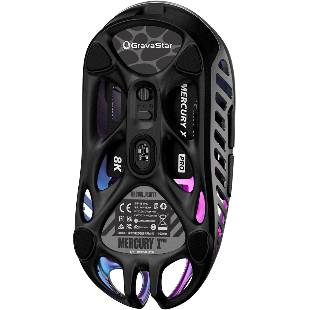 Мышь Gravastar Mercury X Pro Grey - фото 6