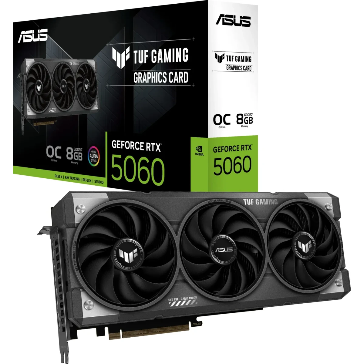 Видеокарта NVIDIA GeForce RTX 5060 ASUS TUF Gaming OC 8Gb (TUF-RTX5060-O8G-GAMING) - фото 11