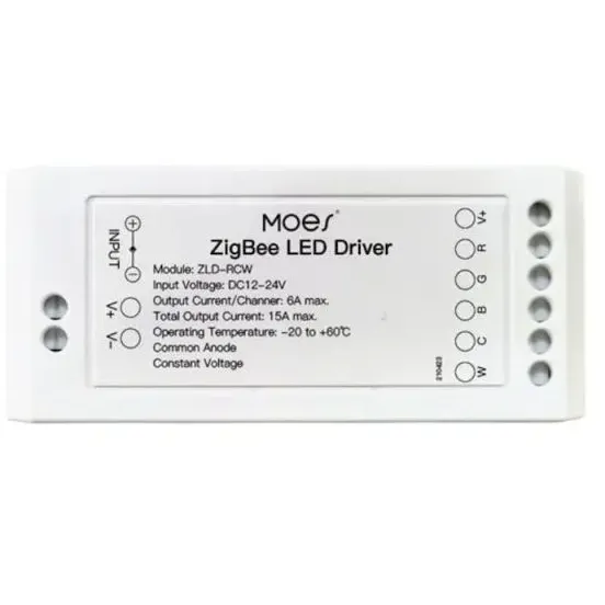 Умный контроллер MOES ZigBee LED Driver - ZLD-RCW-AC-MS