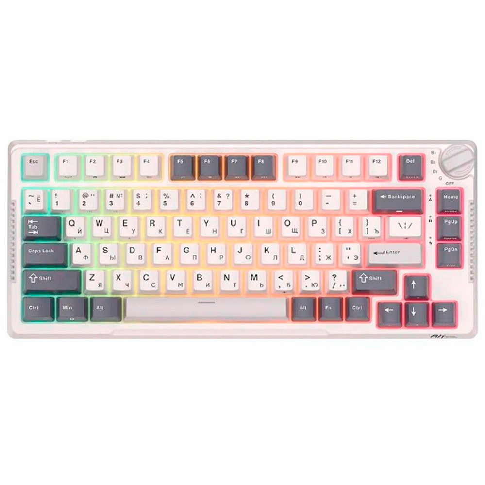 Клавиатура Royal Kludge RK-H81 White Night (Brown Switch)