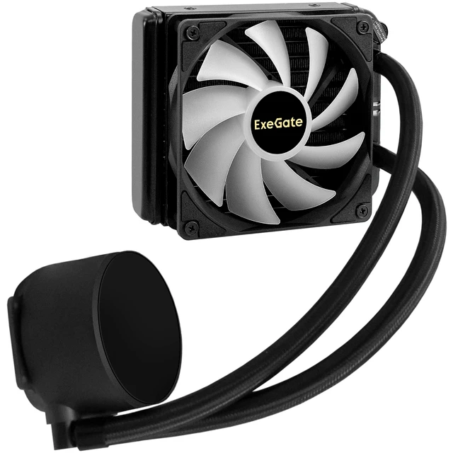 Система жидкостного охлаждения ExeGate BlackWater-120V3.PWM.ARGB - EX298708RUS - фото 2
