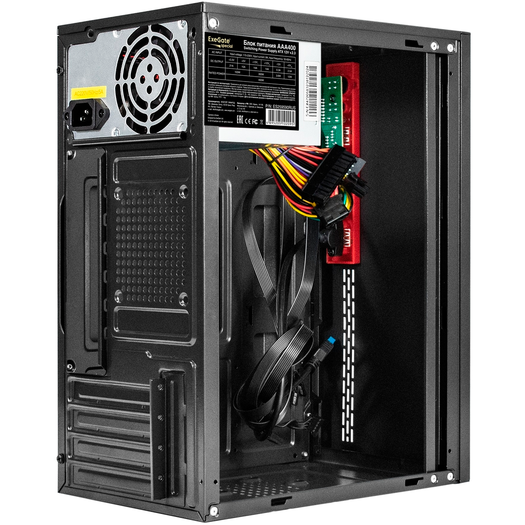 Корпус ExeGate BAA-403U2 400W Black - EX298812RUS - фото 2