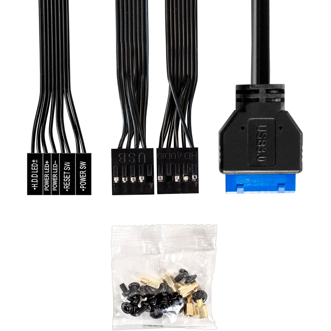 Корпус ExeGate BAA-403U2-AA500 500W Black - EX299409RUS - фото 4