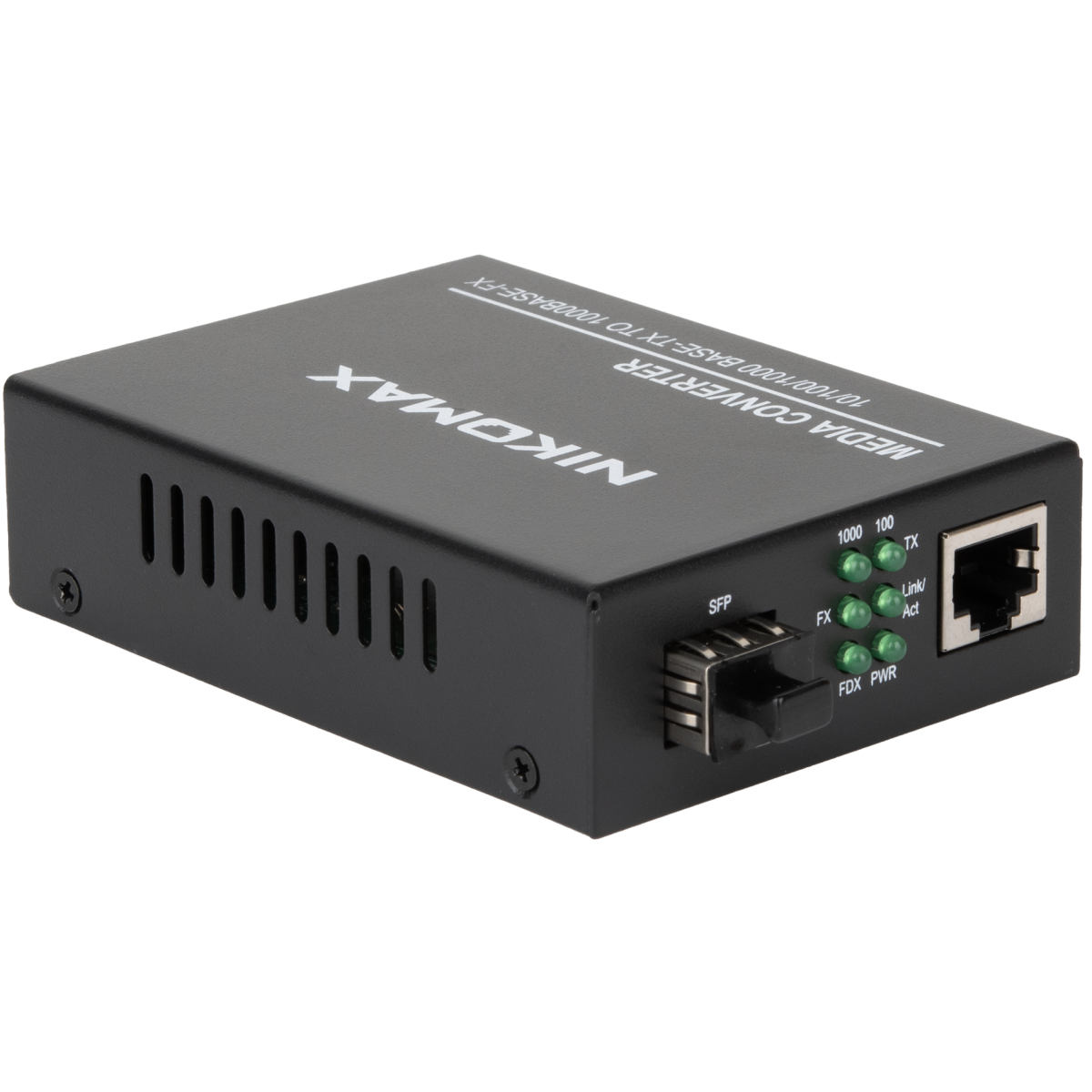 Медиаконвертер NIKOMAX GL-MC-UTPG-SFPG-F.r2