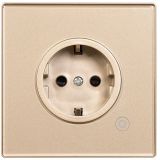 Умная розетка MOES Zigbee Smart Wall Socket Gold (ZK-EU16M-GD-MS)