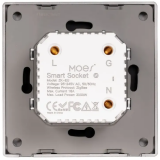 Умная розетка MOES Zigbee Smart Wall Socket Gold (ZK-EU16M-GD-MS)